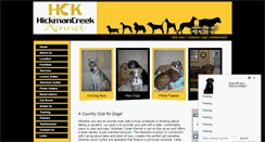 Desktop Screenshot of hickmancreekkennel.com
